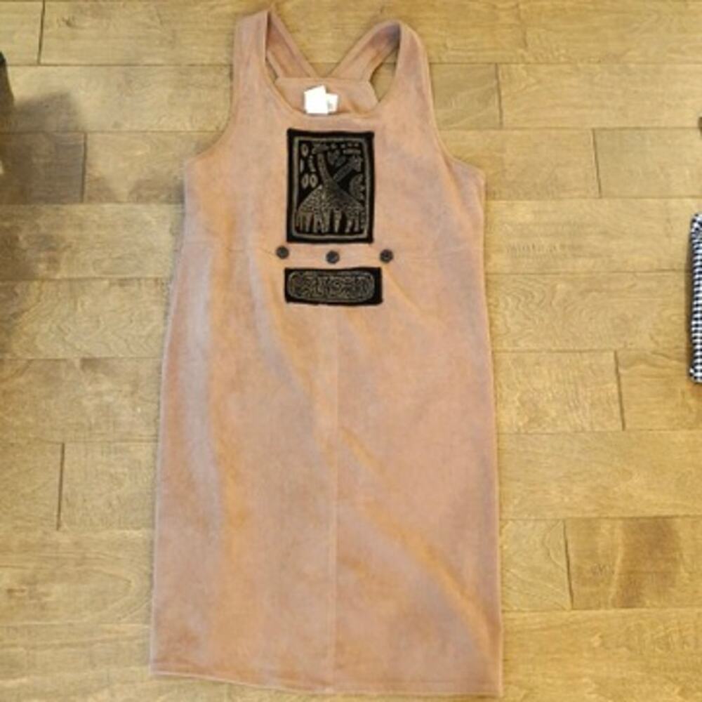 90's Teacher Nina Piccalino Womens 10 Beige Dress Boho